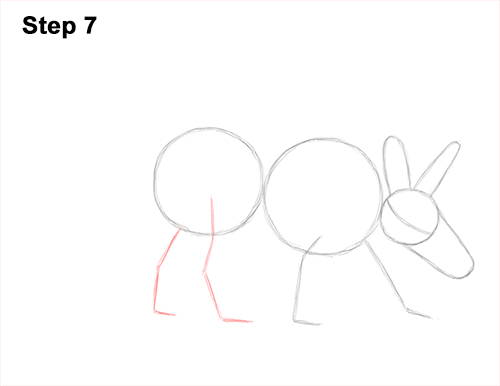 How to Draw an Aardvark Anteater Walking 7