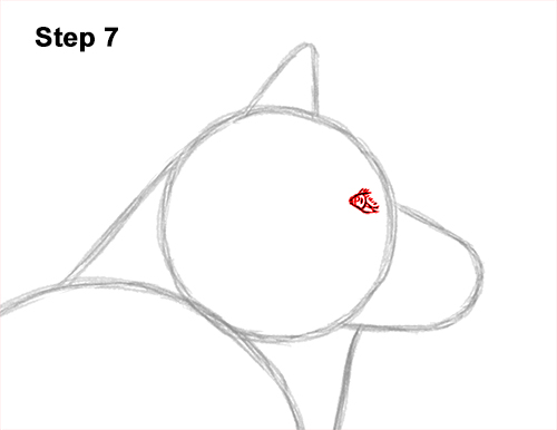 Draw an Alaskan Malamute Dog 7 How to Draw an Alaskan Malamute Puppy Dog Side View 7