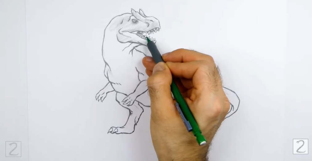 Begin Shading Begin Shading Allosaurus