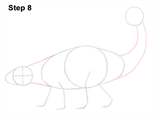 Ankylosaurus Dinosaur Drawing 8 Draw Ankylosaurus Dinosaur 8