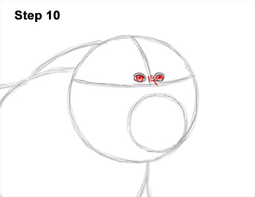 Draw an Olive Baboon Side 10 How to Draw an Olive Chacma Baboon Monkey Walking 10
