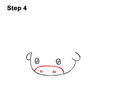 Draw a Cartoon Bison 4 How to Draw Cute Cartoon Bison Buffalo 4