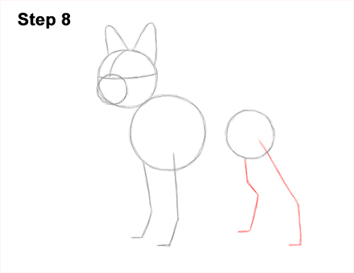 Draw a Boston Terrier Dog Side View 8 How to Draw a Boston Terrier Puppy Dog 8