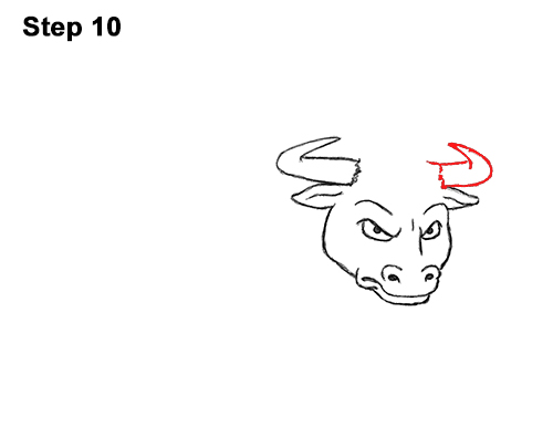 Draw Angry Cartoon Bull 10 Draw Angry Mean Big Charging Cartoon Bull 10