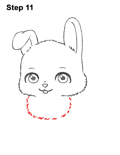 Draw Cartoon Bunny Rabbit 11 Draw Cute Cartoon Bunny Rabbit Chibi Little Mini 11