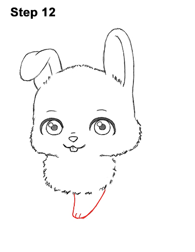 Draw Cartoon Bunny Rabbit 12 Draw Cute Cartoon Bunny Rabbit Chibi Little Mini 12