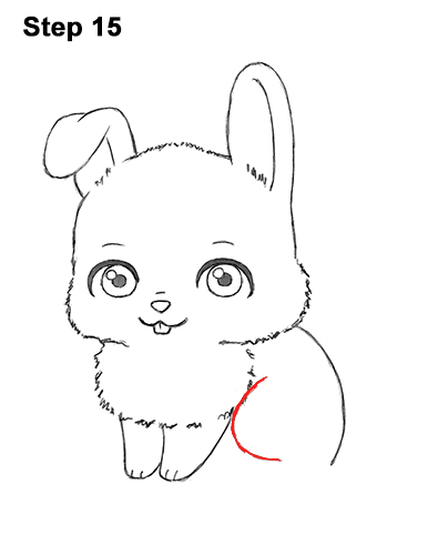 Draw Cartoon Bunny Rabbit 15 Draw Cute Cartoon Bunny Rabbit Chibi Little Mini 15