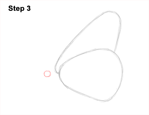 Draw a Monarch Butterfly Side 3 How to Draw a Monarch Butterfly Side Wings 3