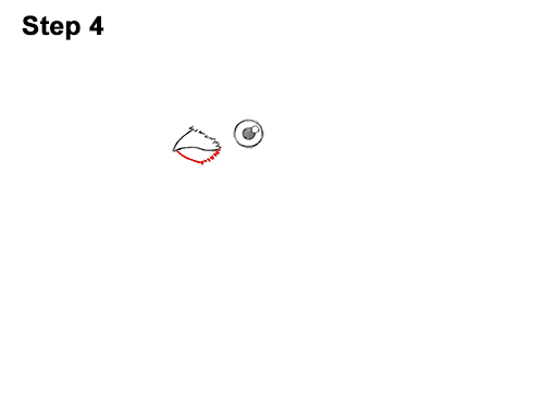 Draw a Cartoon Red Cardinal 4 How to Draw Cute Little Cartoon Red Cardinal Snow Berries 4