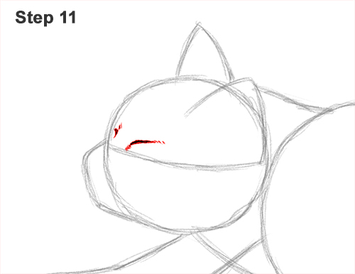 Draw a Tabby Cat Stretching 11 How to Draw a Tabby Kitten Cat Stretching 11