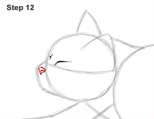 Draw a Tabby Cat Stretching 12 How to Draw a Tabby Kitten Cat Stretching 12