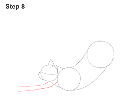 Draw a Tabby Cat Stretching 8 How to Draw a Tabby Kitten Cat Stretching 8