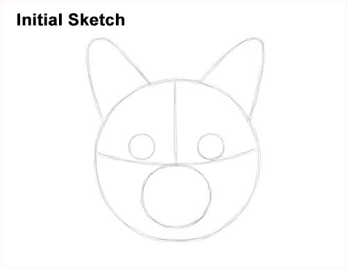 Draw a Tabby Cat Kiten Head Guidelines How to Draw a Tabby Kitty Cat Head Detail Guide Lines