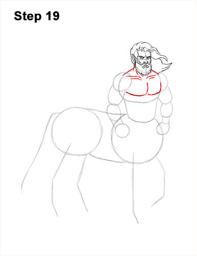 How to Draw a Centaur Horse Human Mythology 19