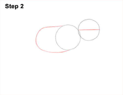 How to Draw a Ceratosaurus Dinosaur Walking Side View 2