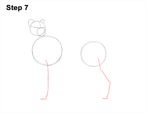Draw Cheetah Side 7 How to Draw a Cheetah Standing Side 7