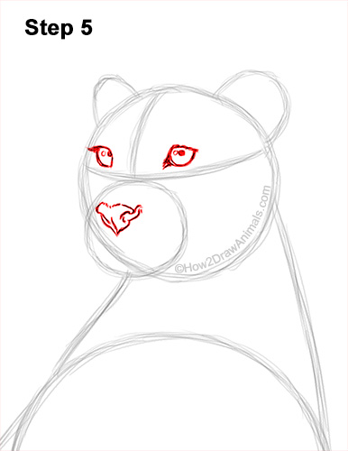 How to Draw a Cheetah Sitting Side View 5
