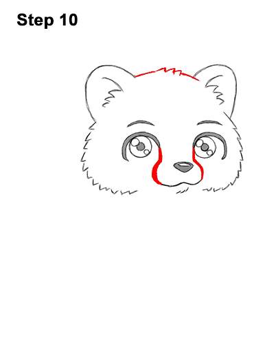 How to Draw a Cute Cartoon Cheetah Chibi Kawaii 10