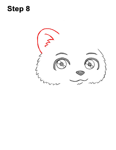 How to Draw a Cute Cartoon Cheetah Chibi Kawaii 8