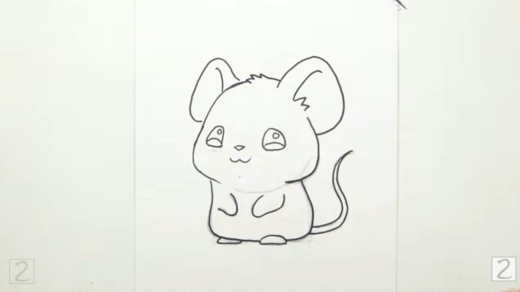 Erase Guidelines and Ink Your Drawing