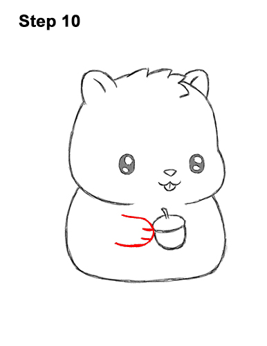 Draw a Cartoon Chipmunk 10 How to Draw Cute Cartoon Chipmunk 10