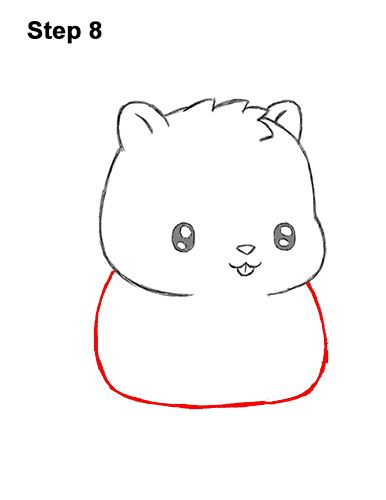 Draw a Cartoon Chipmunk 8 How to Draw Cute Cartoon Chipmunk 8