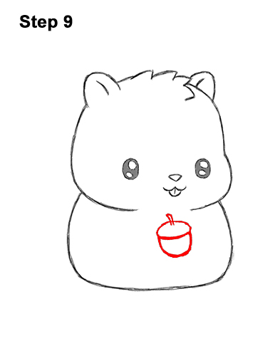 Draw a Cartoon Chipmunk 9 How to Draw Cute Cartoon Chipmunk 9