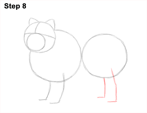 How to Draw Cute Chow Chow Puppy Dog 8