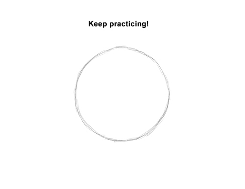 How to Draw a Circle Easy Simple Beginner Basic Art Fundamental 9