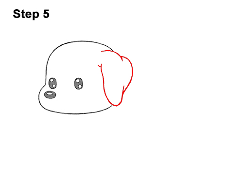 Draw a Cute Cartoon Dachshund Dog 5 How to Draw a Cute Cartoon Dachshund Wiener Puppy Dog Chibi Kawaii 5