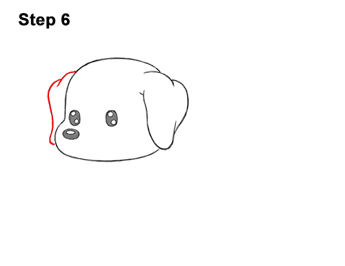 Draw a Cute Cartoon Dachshund Dog 6 How to Draw a Cute Cartoon Dachshund Wiener Puppy Dog Chibi Kawaii 6