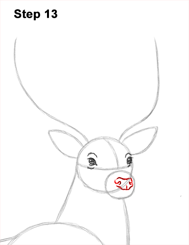 Draw Noble Buck Stag Deer Color 13 How to Draw Noble Deer Antlers Majestic Buck Stag 13