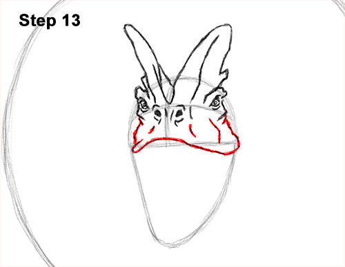 Dilophosaurus Dinosaur Drawing 13 Draw Dinosaur Dilophosaurus 13