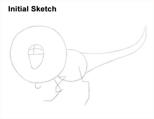 Dilophosaurus Dinosaur Drawing Sketch Draw Dinosaur Dilophosaurus Sketch