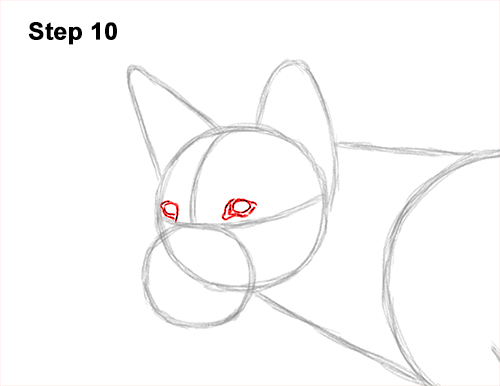 How to Draw a Side Dingo Dog Walking Australia 10