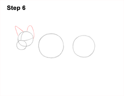 How to Draw a Side Dingo Dog Walking Australia 6