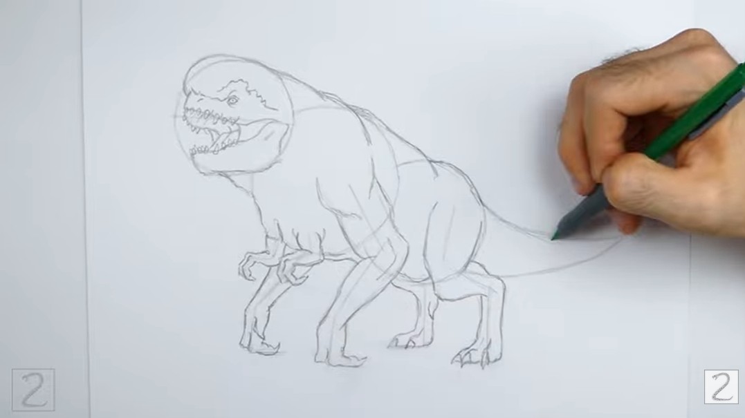 How to Draw Distortus Rex Body