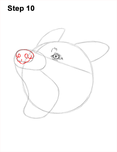 Draw German Shepherd Dog Barking 10 How to Draw Angry German Shepherd Dog Barking Head Detail 10