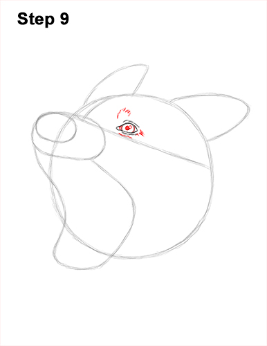 How to Draw Angry German Shepherd Dog Barking Head Detail 9