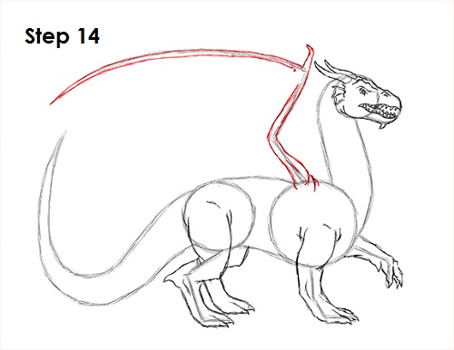 Dragon Drawing 14 Draw Dragon 14