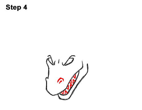 Draw a Cool Cartoon Dragon 4 How to Draw Cool Angry Mean Cartoon Dragon 4