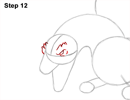 Draw a Dragon Flying Fire 12 How to Draw Dragon Flying Fire Wings Flames 12