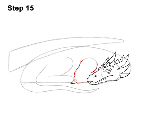 How to Draw a Dragon Sleeping Side 15