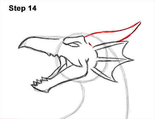 Draw Mythical Sea Dragon 14 How to Draw Water Dragon Fictional 14