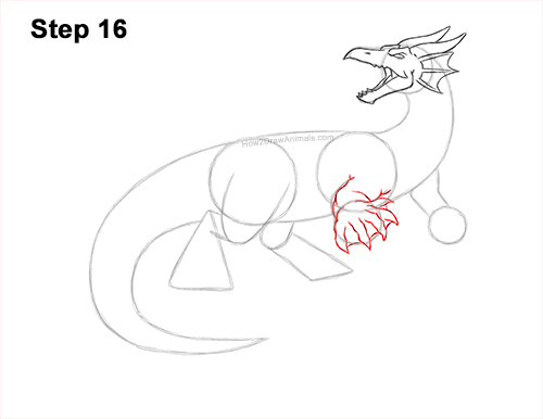 How to Draw Water Dragon Fictional 16