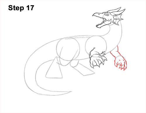 How to Draw Water Dragon Fictional 17