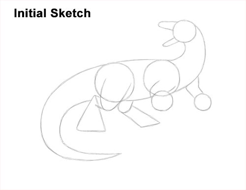 How to Draw Water Dragon Fictional Guides Lines