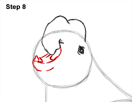 Draw Elephant Seal 8 How to Draw Big Elephant Seal Bull Male Roaring 8