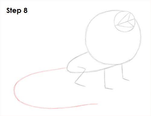 Frilled Neck Lizard Drawing 8 Draw Frilled Neck Lizard 8