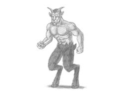 How to Draw a Mythology Faun Satyr